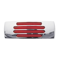 Feu de position latéral Chrome Flatline 22 Diode LED 2 po x 6 po pour semi-remorques Freightliner Kenworth