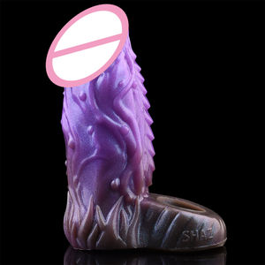 Manchon de pénis avec manchon de coq de style monstre violet pour l'agrandissement du pénis des hommes - Product Image 4