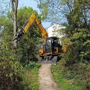 FACTORY PRICE LiuGong 912FW 12 Ton Wheel Excavator Alternative to Volvo EWR130 Sany SY155W Ready to Ship with Global Warranty - Product Image 1