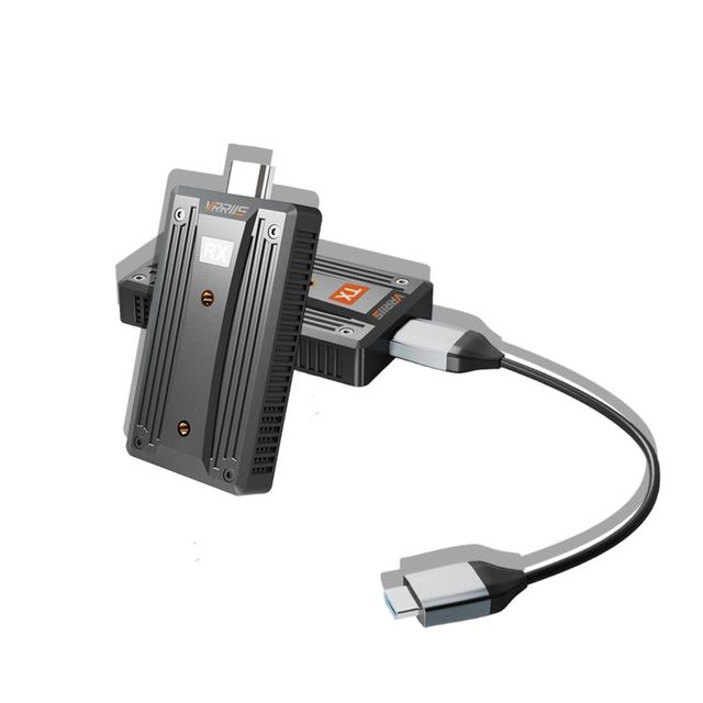 Wireless HD Video Transmitter Receiver Wireless Video Extender for DSLR Cameras Laptops to TV Monitors Outdoor Living Broadcast