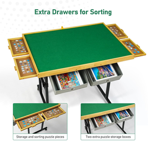 Design Atacado Altura Ajustável Jigsaw <span class=keywords><strong>Table</strong></span> Desk Mobiliário doméstico Redação de luxo Desk para estudantes em casa - Product Image 3