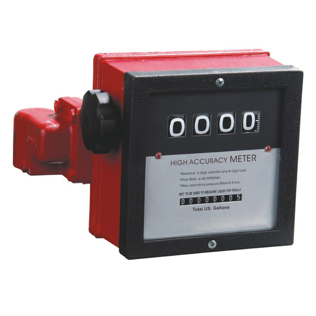 Digital Fuel Oil Flow Meter Big Size 120l diesel Gasoline Liter Mechanical Flow Meter