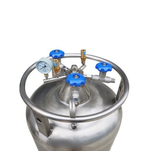 Tanque criogénico a granel LN2 con tasa de evaporación reducida, frasco Dewar de nitrógeno líquido autopresurizado de 50l para semen congelado - Product Image 3