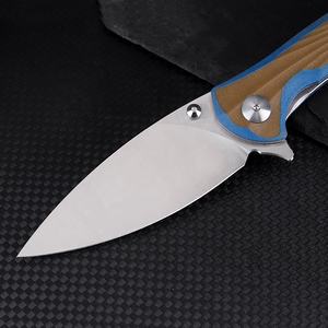มีดพับได้สำหรับตั้งแคมป์ดีไซน์ใหม่ใบมีดเหล็กกล้าสำหรับ ZDF905มีดที่จับ G10กลางแจ้ง - Product Image 4