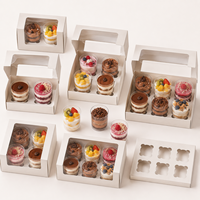 Boîtes carrées personnalisées imprimées sur mesure pour gâteaux, emballages alimentaires sécurisés pour boulangeries et mariages