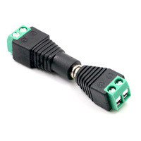 5.5*2.1mm mâle connecteur cc/adaptateur de prise cc/adaptateur de prise d'alimentation cc en vrac RF mâle femelle prise Nakamichi banane mâle Jack