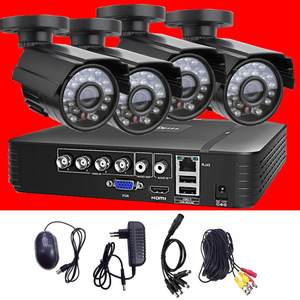Système de surveillance AHD DVR 4CH 1080P avec compression vidéo H.264, équipement de sécurité en métal - Product Image 3