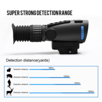 Nouvelle lunette thermique à imagerie infrarouge avec objectif 35 mm, 384*288, monoculaire thermique portable pour la chasse avec enregistrement vidéo