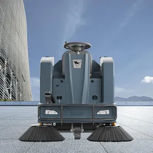 Chancee U135 Floor Cleaner Machine Industrial Ride On Floor Sweeper Asphalt Road Street Sweeper Car