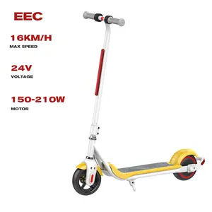 Eec Hoge Efficiëntie Energiebesparing 16 Km/h 6.5 Inch Sterke Goedkope Elektrische Mini Scooter Voor Kinderen