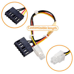 ขั้วต่อ MOLEX3.69 6PIN 5016 4PIN สายเคเบิล ปลั๊กตัวผู้ ตัวเมีย สายไฟ ชุดสายไฟ - Product Image 2