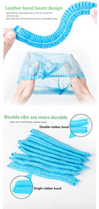 للبيع بالجملة من صانعي المعدات الأصلية بمشبك طبي غير منسوج قابل لإعادة الاستعمال بمقاس 21 بوصات بمشبك مزدوج مرن باللون الأبيض والأزرق والأخضر والأسود والوردي - Product Image 4