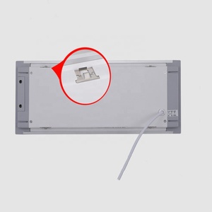 Aluminio 220V 24V 4W Empotrable montado en superficie colgante Recargable LED señal de salida de emergencia para señal de piso - Product Image 5