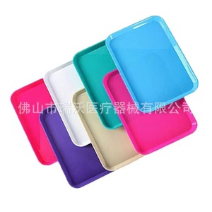 Plateau pour instruments dentaires rectangulaire en plastique pour dentistes, équipement de soins bucco-dentaires - Product Image 5