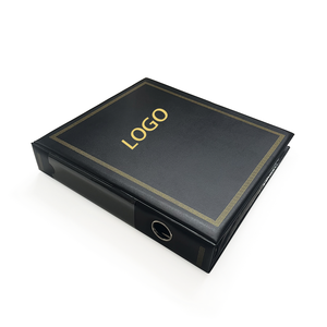 Customized High Quality Black 3-ring Plastic PP Elastic Closure A4 Size <strong>Binder</strong> <strong>Folder</strong> with Customizable Storage - Product Image 1