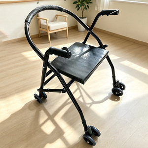 รถช่วยเดินแบบมีที่นั่งและเบรกสำหรับผู้สูงอายุ ยี่ห้อ Qianrui Walker - Product Image 1