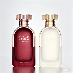 Botella de Perfume de Vidrio Cilíndrica de 50 ml, Rectangular, Marrón Esmerilado, con Pulverizador, Fondo Grueso, Venta al Por Mayor - Product Image 1