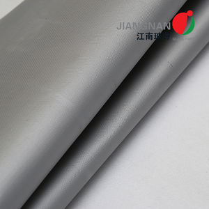 शीसे रेशा कपड़ा एसएस तार आवेषण के साथ धुआं और आग पर्दा पु लेपित कपड़े के लिए इस्तेमाल किया - Product Image 4