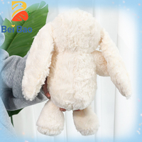 Peluche Lapin Mignon Dessin Animé 18cm Doux Cadeau de Naissance Fête Légère Écologique Sans Perte de Poils Jouets