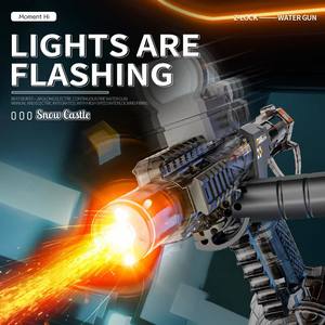 Pistola de Agua Eléctrica Automática de Largo Alcance con Luces LED para Niños, Juguete de Verano para Jardín - Product Image 6