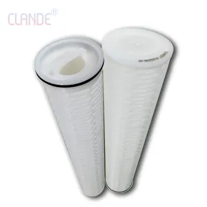 Long Service Life High Flow Pleated Water Filter Cartridges For New Design