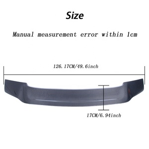 สปอยเลอร์หลังคาร์บอนไฟเบอร์ทรง R สำหรับตกแต่งรถยนต์ CLS C218 W218 ปี 2011-2019 - Product Image 2