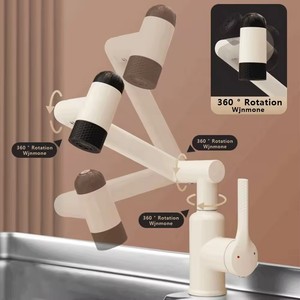 Rubinetto universale rotante sotto il lavabo lavabo caldo e freddo cucina bagno gargarismi quattro Lucky Cat rubinetto - Product Image 2