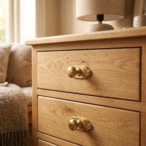 Brushed Gold Zinc Alloy Cabinet <strong>Knobs</strong> with Backplate, Single Hole Drawer Pull Handles for Kitchen <strong>Bedroom</strong> Furniture Hardware - Product Image 4