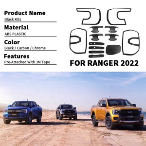 Kit Completo di <span class=keywords><strong>Accessori</strong></span> Auto in ABS per <span class=keywords><strong>Ford</strong></span> <span class=keywords><strong>Ranger</strong></span> 2022 2023, Copri Fari, Luci Posteriori e Maniglie, <span class=keywords><strong>Accessori</strong></span> <span class=keywords><strong>4x4</strong></span> - Product Image 2