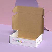 Emballage de pâtisserie pour beignets biodégradable et écologique en gros, boîte en papier personnalisée pour beignets mochi de grande taille avec logo