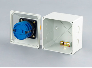 Si & hel <span class=keywords><strong>20A</strong></span> boîtier de commutateur d'isolateur en plastique commutateur de transfert universel biphasé Protection IP67 boîte étanche électronique - Product Image 4