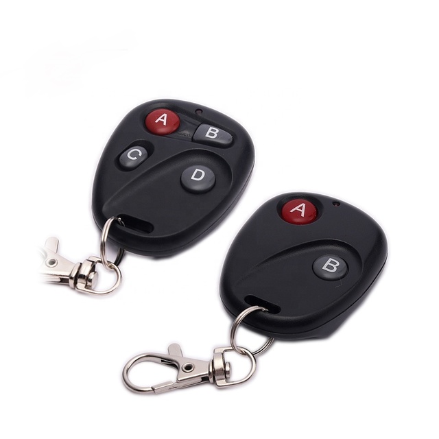 2/4 Button 315 433mhz RF Wireless Remote Control SC2262 Fixed Code Evq1527 Learning Code Chip for Motor/garage Door Remote/light