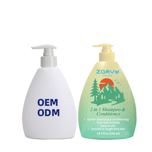 Champú y Acondicionador 2 en 1 de Marca Blanca, 500 ml, Champú <span class=keywords><strong>para</strong></span> Bebés Sin Lágrimas, Fórmula Suave <span class=keywords><strong>para</strong></span> <span class=keywords><strong>Cabello</strong></span> <span class=keywords><strong>Rizado</strong></span> y Graso, Limpieza Profunda de Uso Diario - Product Image 5