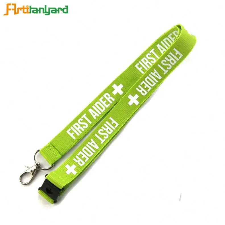 Cheap Rope Breakaway Woven Neck Lanyard Free Sample New Custom Anime Cute Cartoon Neck Lanyards Strap With Id Card Holder Clip