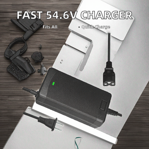 Kabbol Scooter électrique <span class=keywords><strong>Chargeur</strong></span> rapide 54.6V 2A 3A <span class=keywords><strong>Universel</strong></span> 13S 48V Batterie au lithium avec protection OTP OVP Chargement à 5 prises - Product Image 2