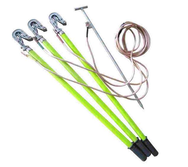 Industrial Grade Earthing Equipment Kit High Voltage Ground Rod Wire and Clamp Supplier for Lightning Arrester System
