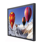 17 Zoll 5:4 Outdoor 1000 Nits Open Frame Monitor LCD-Display AV BNC Kein Signal Schneeflockenbild Unbemannte Luftfahrzeug-Stationen