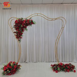 Nuevo Arco de Metal Dorado Desmontable Moderno para Decoración de Bodas y Fiestas de Cumpleaños - Product Image 1