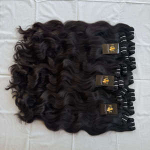 Cheveux bruts vierges non traités de temple, cheveux humains brésiliens bouclés, cheveux humains vierges noirs bouclés, fournisseurs - Product Image 2