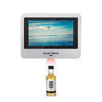 XT802C-máquina expendedora POE de 48V, supermercado, Mini precio, comprobador, carrito de compras inteligente táctil, Android, comprobador de precio