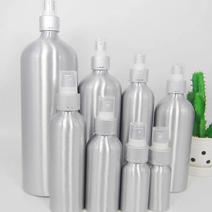 Botellas Vacías de Champú de Aluminio Plateado de Alta Calidad, 99.7% Puro, 250ml 500ml 1000ml, Reciclables, Impresión Serigráfica, Forma Personalizada, Cuidado Personal - Product Image 3