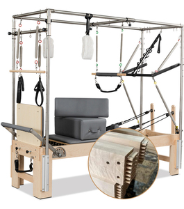 Reformer de Madera de Roble y Arce 3 en 1 con Torre C2, Equipo de Fitness para el Hogar, Entrenamiento de Core, Reformer C2, Equipo de Fitness C2 para el Hogar - Product Image 6