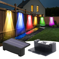 Projecteur Mural Solaire, Haute Luminosité, à Lentille Convexe, Éclairage Extérieur de Jardin, Mur et Clôture LED