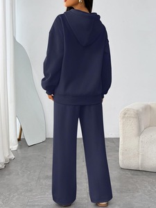 Completo Autunno-Inverno S-3XL, <span class=keywords><strong>Felpa</strong></span> con Cappuccio Casual e Pantaloni a Gamba Larga, <span class=keywords><strong>Tuta</strong></span> Sportiva Unisex - Product Image 3