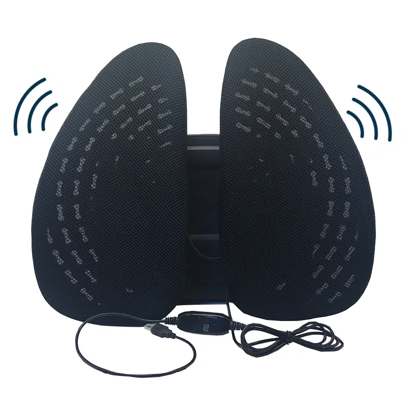 Back massager with Vibration Lumbar Support Massage Cushion for Car Seat Office/Home Chair Height Adjustable Back Massager