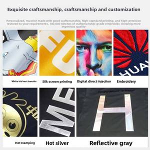 T-shirt pour hommes de haute qualité, 210 g/m², impression personnalisée, 100 % coton, t-shirt vierge pour hommes, vente chaude - Product Image 4