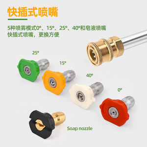 Pistolet à eau haute pression, buse de pulvérisation en métal, pression réglable, lavage de voiture, compatible avec Krcher - Product Image 3