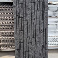 Panneau de placage de mur en pierre de roche PU faux polyuréthane artificiel extérieur écologique pour caractéristiques décoratives extérieures