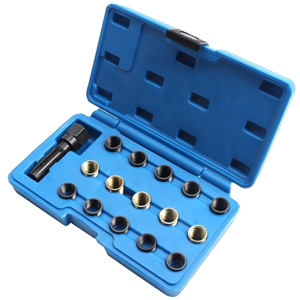 BEINANJIXIE Kits d'outils de réparation de bougies d'allumage de voiture 16 pièces, filetage M14*1.25, en acier au carbone galvanisé, outil durable résistant à la corrosion - Product Image 2
