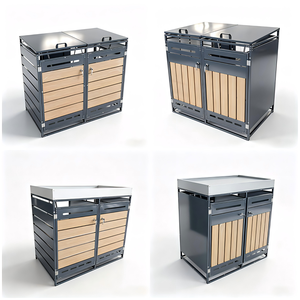 Caseta de Almacenamiento de Herramientas Metálica para Exteriores, Directo de Fábrica, de Acero Galvanizado, Ventilada y Resistente, para Jardín - Product Image 6
